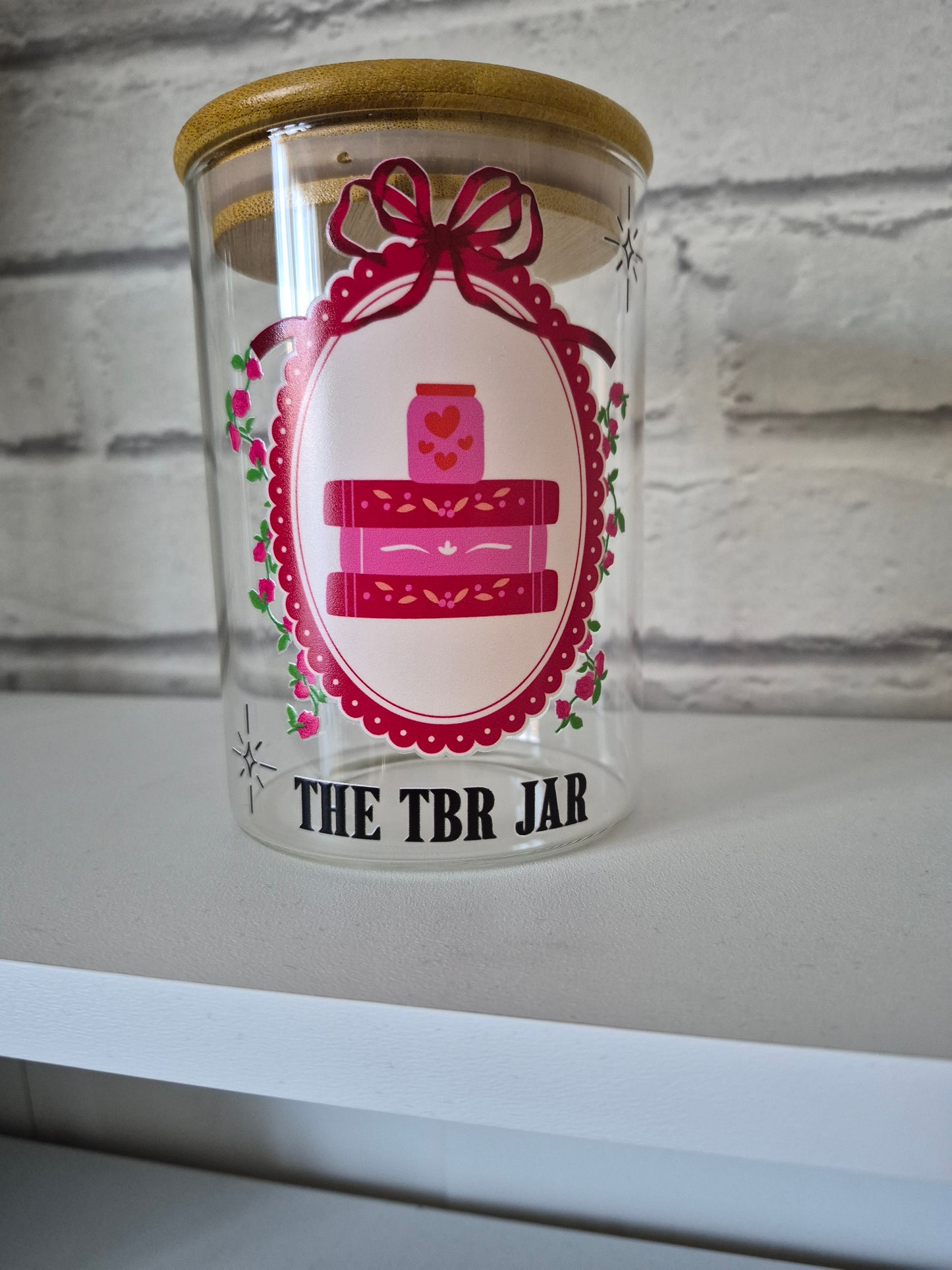 Glass TBR Jar (OOPPS! PRODUCT)