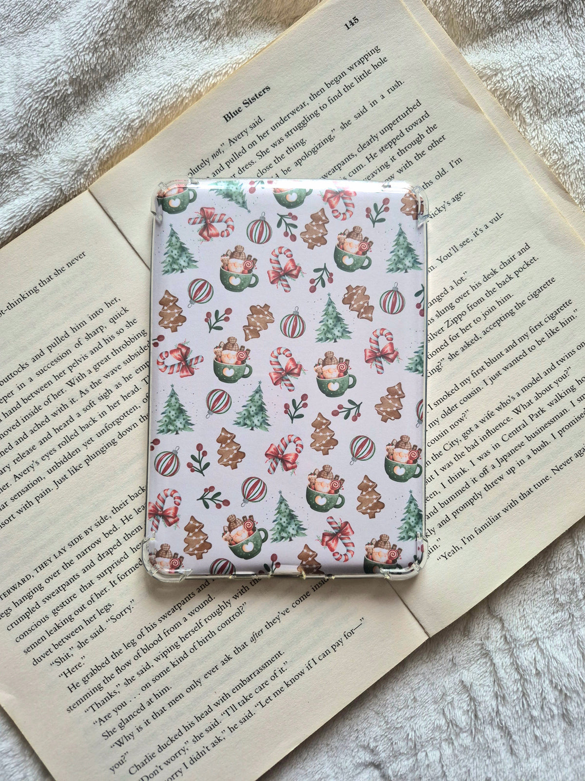 Gingerbread and Candy canes Christmas kindle insert