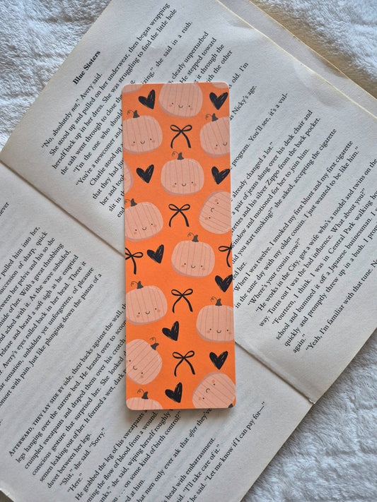 Baby Spice Pumpkins bookmark: Spooky season reading accessory
