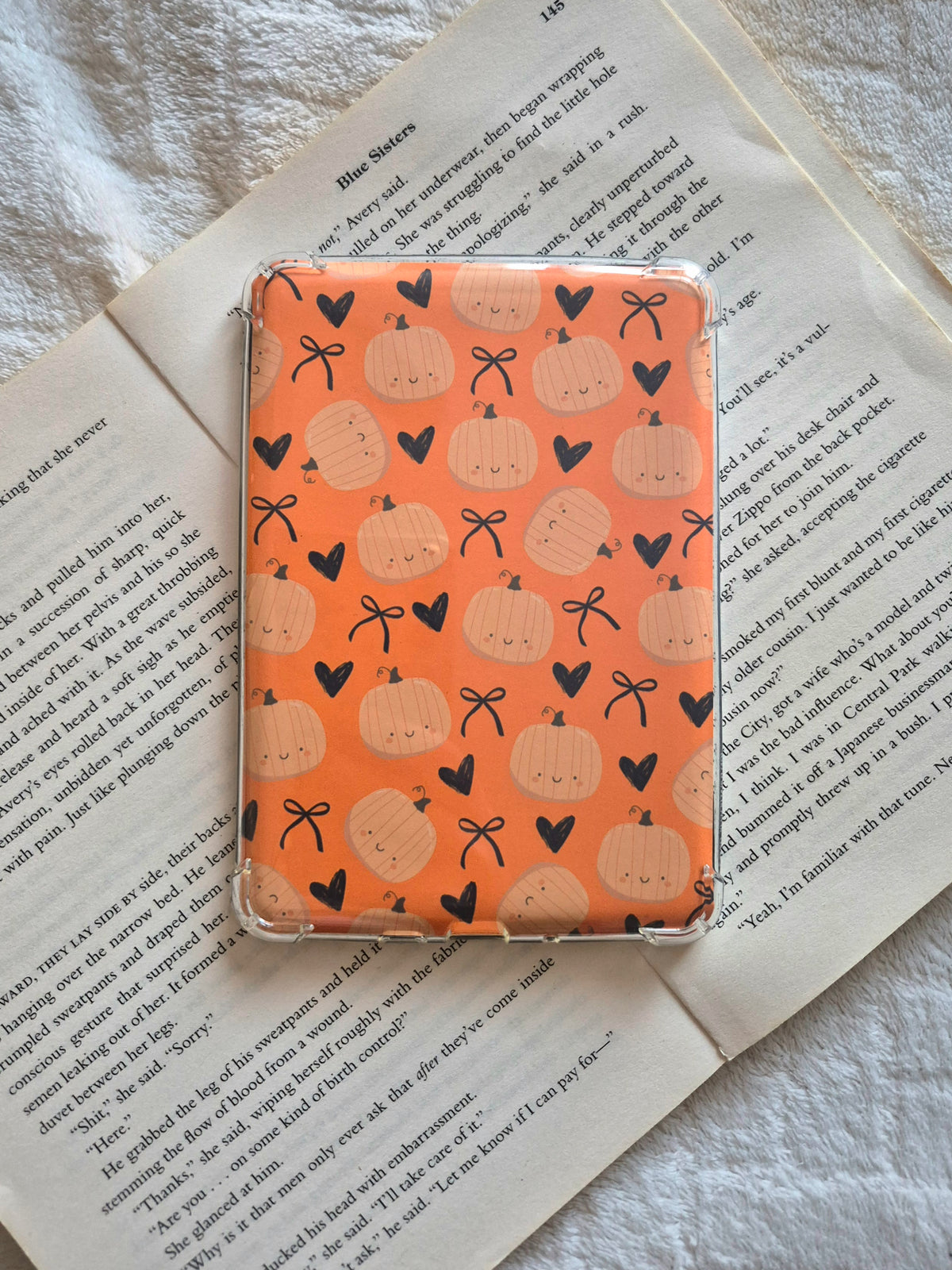 Baby Spice pumpkins Kindle insert: Spooky season insert for clear case