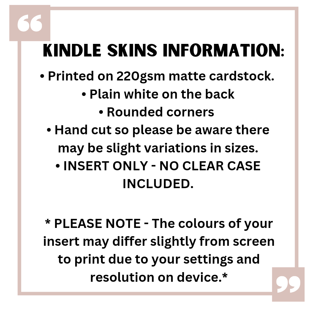 Juicy peaches Kindle skin - Reading accessories | E reader | Booklover gift