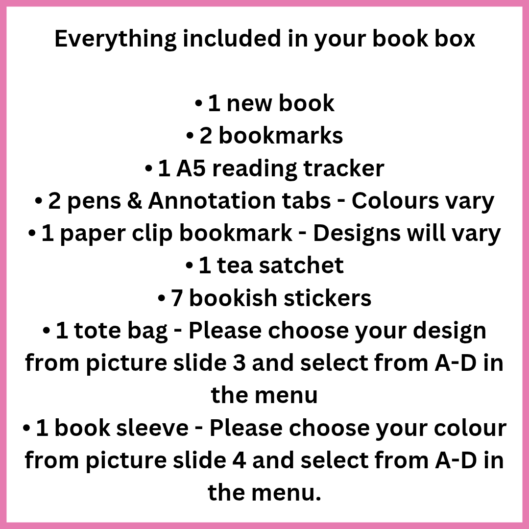 Deluxe blind date with a book box