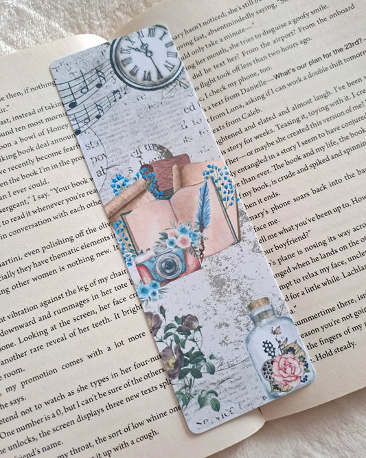 Vintage style bookmark