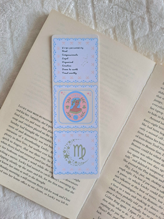 Virgo star sign personality traits bookmark