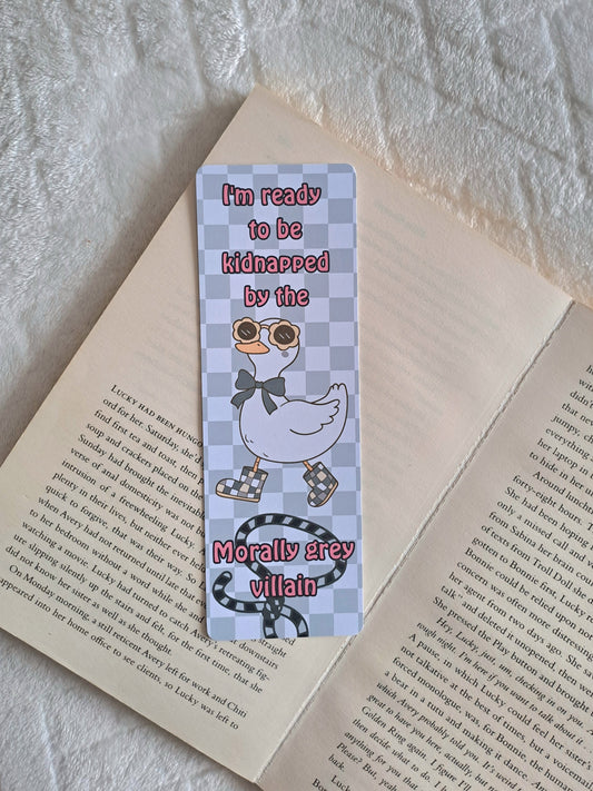 Morally grey goose bookmark - Dark romance bookmarks