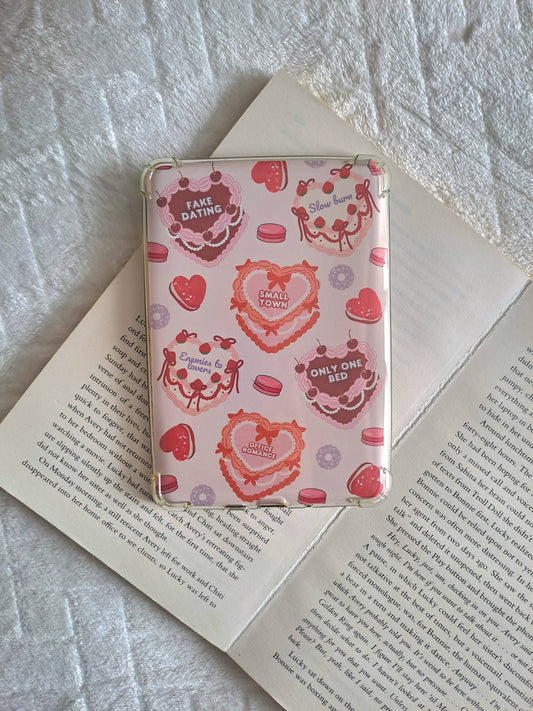 Romance book tropes bakery Kindle insert - Gift for booklover