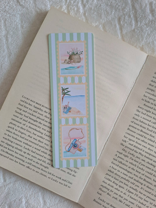 Summer watercolour bookmark - Coquette bookmarks