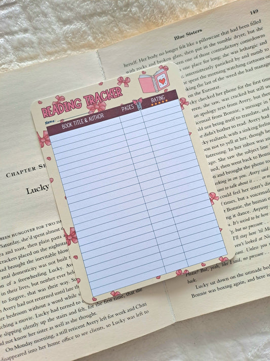 Reading tracker for booklovers - Reading accessories