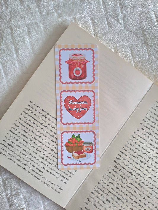 Romance is my jam bookmark - Gift for booklovers