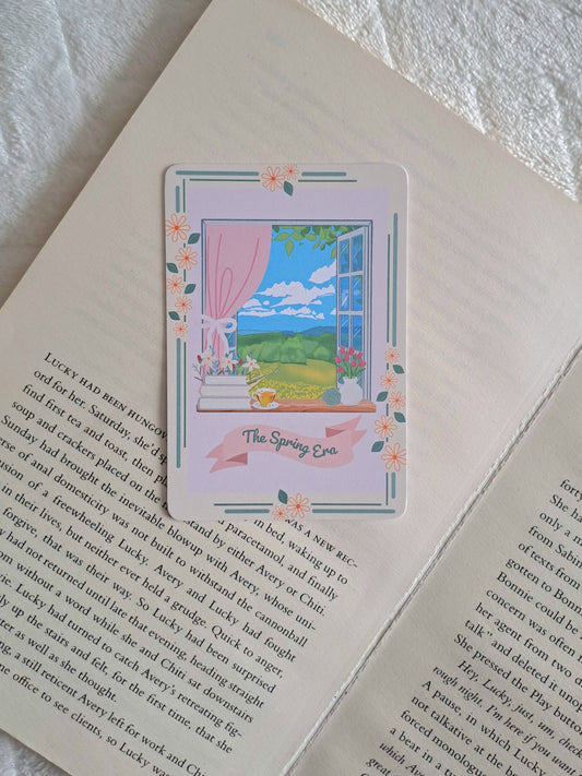 The 'Cries spring era' tarot card bookmark
