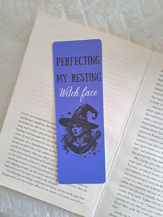 Perfecting my resting witch face bookmark - Halloween | Spooky season